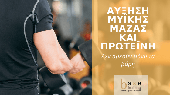 Αύξηση μυϊκής μάζας και πρωτεΐνη – Δεν αρκούν μόνο τα βάρη