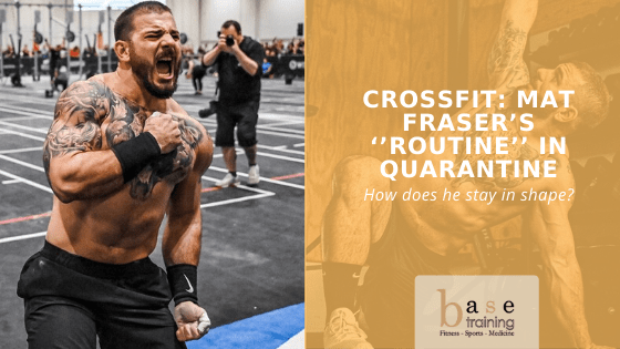 CrossFit: Mat Fraser&#039;s &quot;routine&quot; in quarantine - How does he stay in shape?